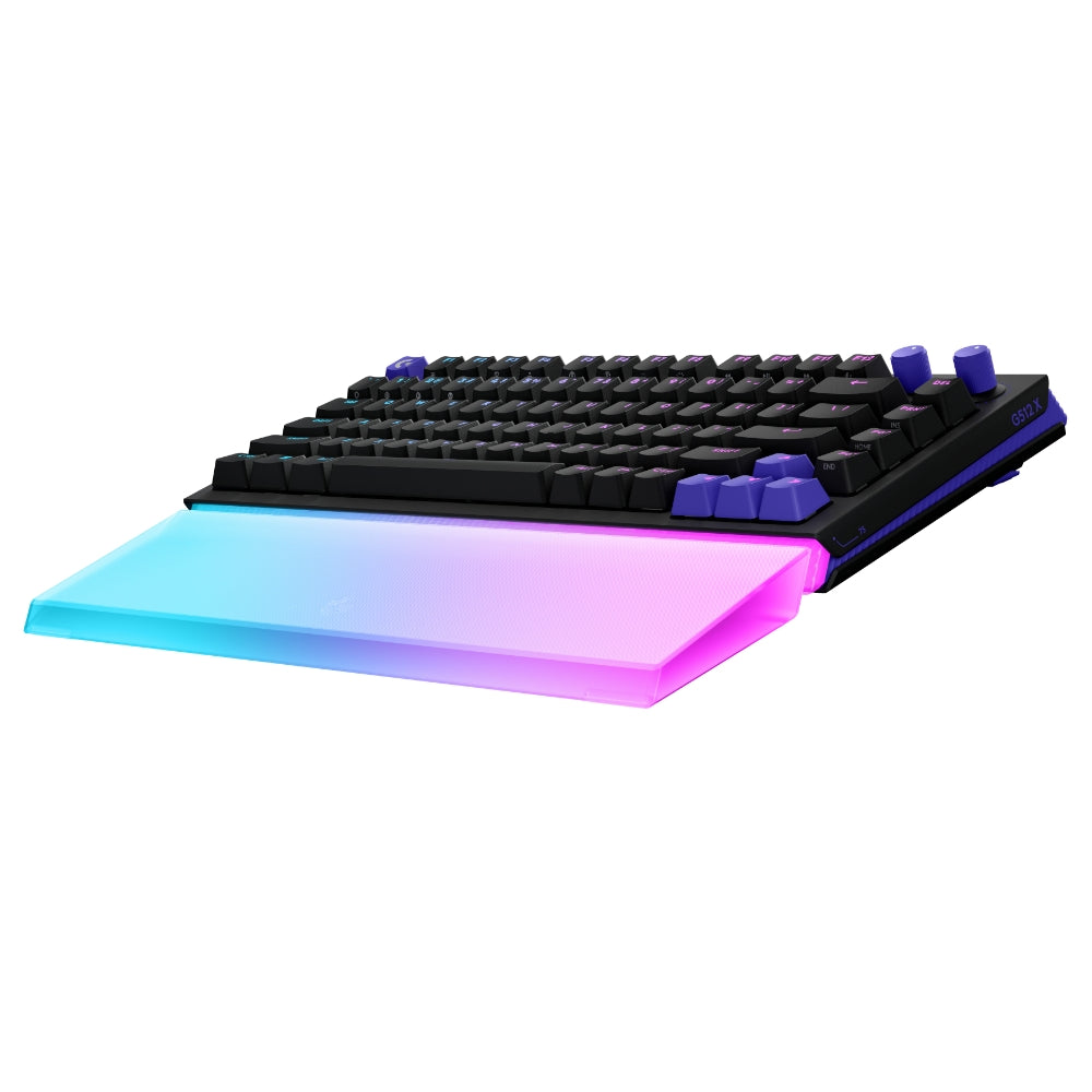 Teclado Gamer Mecanico Logitech G512 X 75 Switch Tactil + Reposamuñecas Logitech Palm Rest - Negro