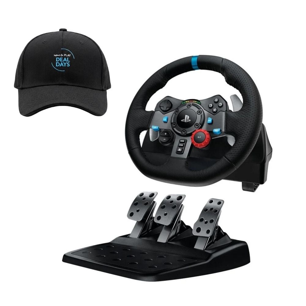 Volante de Carreras Logitech G29 Driving Force Feedback para PS5, PS4, PS3 y PC + Obsequio
