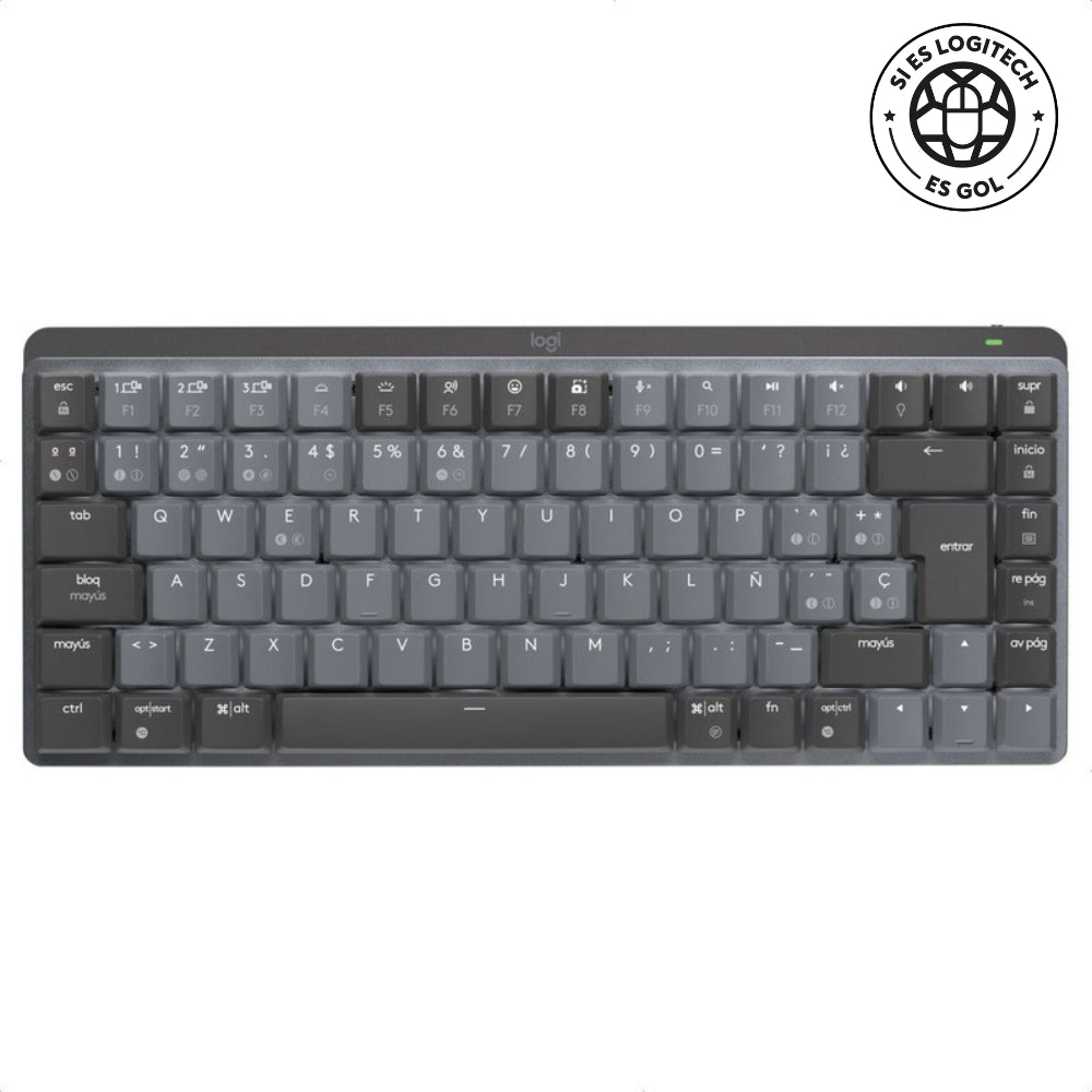 Teclado Recargable Iluminado de Alto Desempeño Logitech MX Mechanical Mini