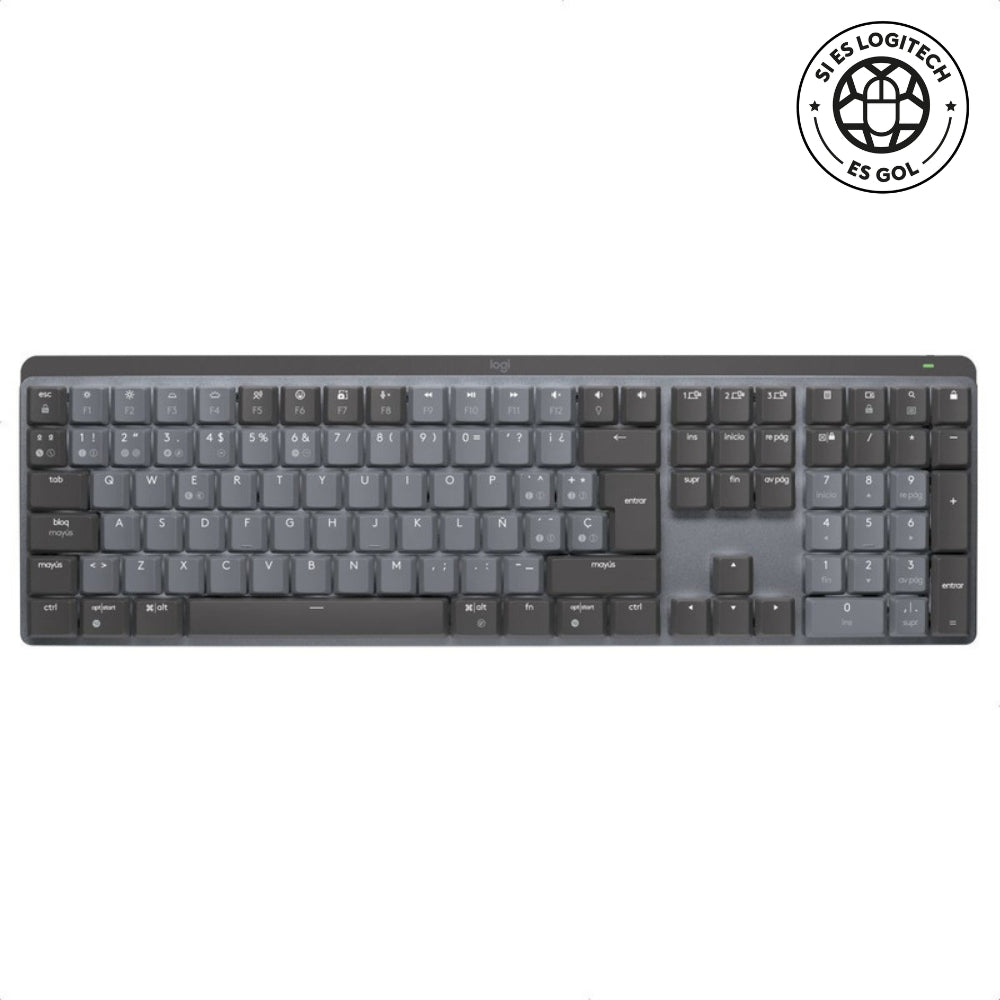 Teclado Recargable Iluminado de Alto Desempeño Logitech MX Mechanical