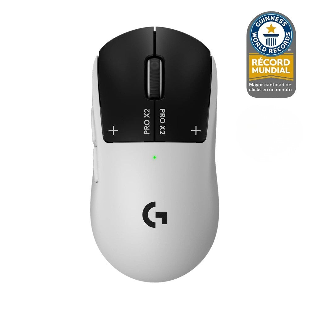 Mouse Gamer Logitech G PRO X2 SUPERSTRIKE Inalámbrico LIGHTSPEED con HITS y HERO 2 44K DPI