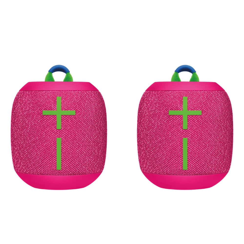 Ultimate Ears Wonderboom 3, Kit 2 Parlantes Impermeables, Rosa