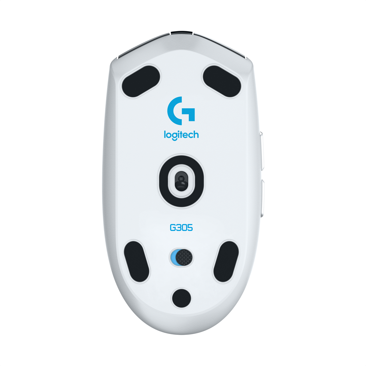 Mouse Gamer Inalámbrico Logitech G305 LIGHTSPEED HERO 12000 DPI 6 Botones - Blanco + Pad Mouse Gamer Logitech G240 con Superficie de Tela