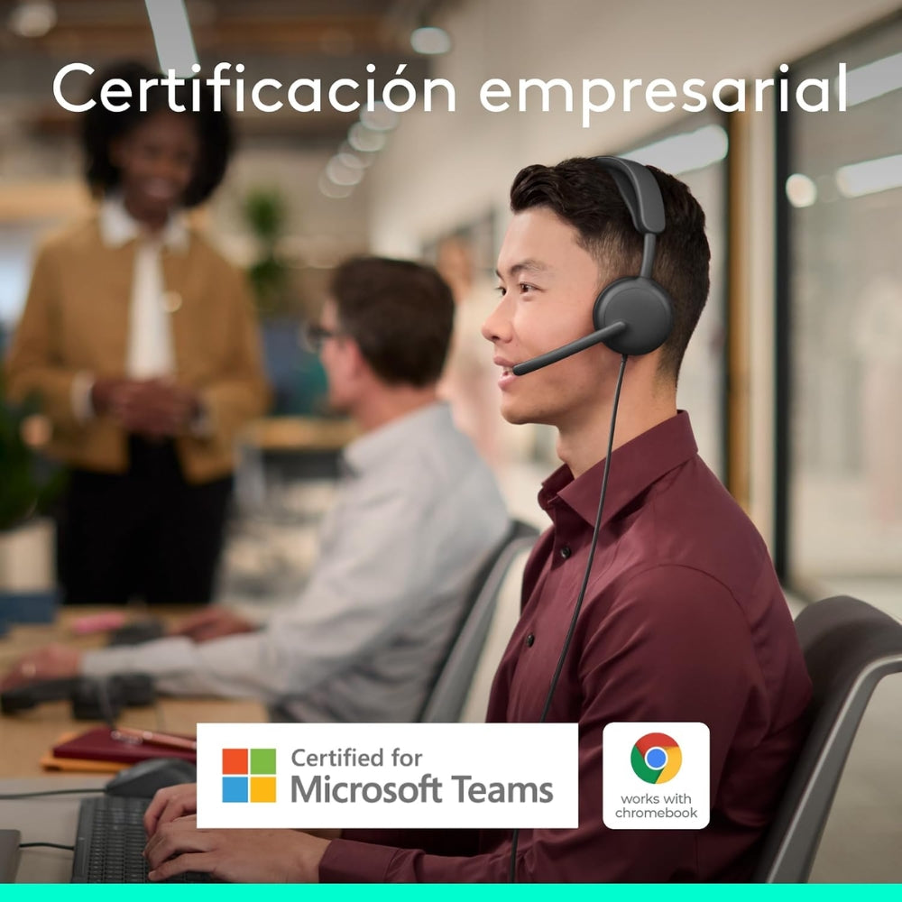 Diadema Profesional Logitech Zone Wireless 2 ES con ANC Híbrida Adaptativa - Grafito