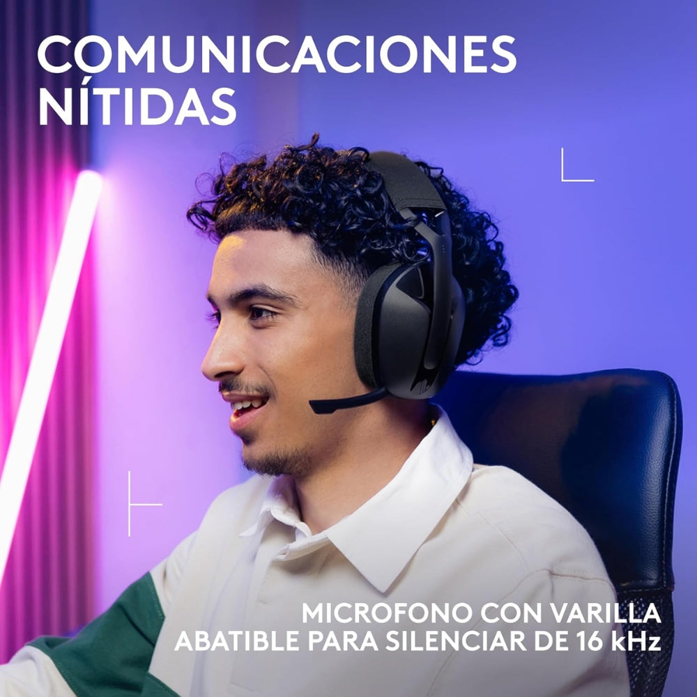 Audífonos Diadema Gamer Inalámbrica Logitech G321 LIGHTSPEED Bluetooth PC/PS5/Switch - Negro
