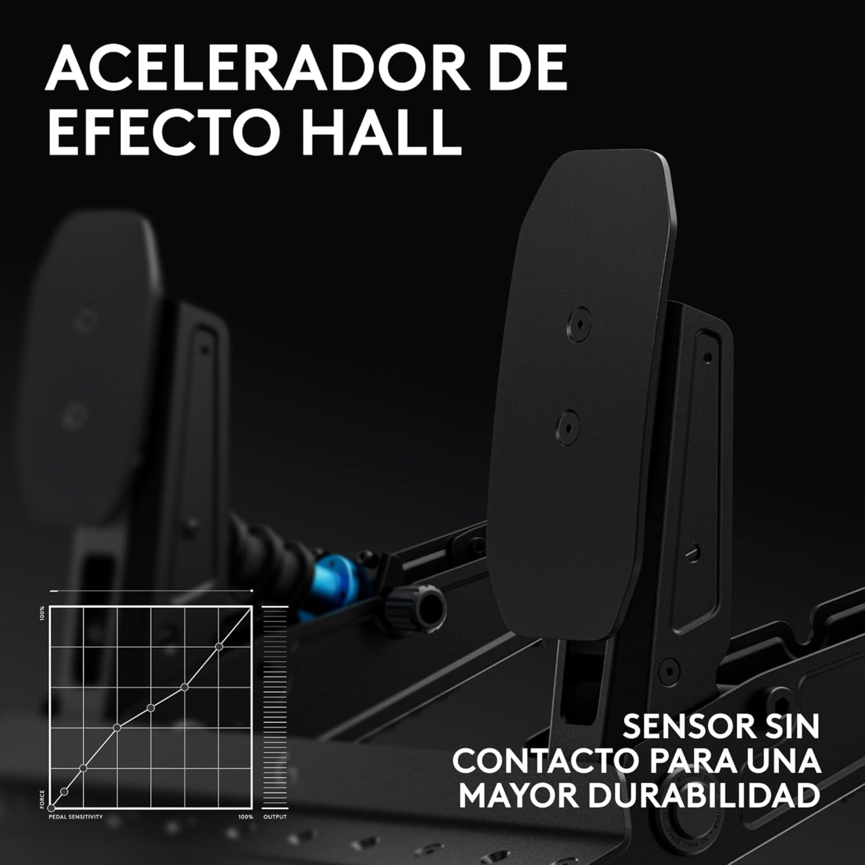 Combo Volante de Carreras Logitech G RS50 + Pedales Modulares RS Pedals