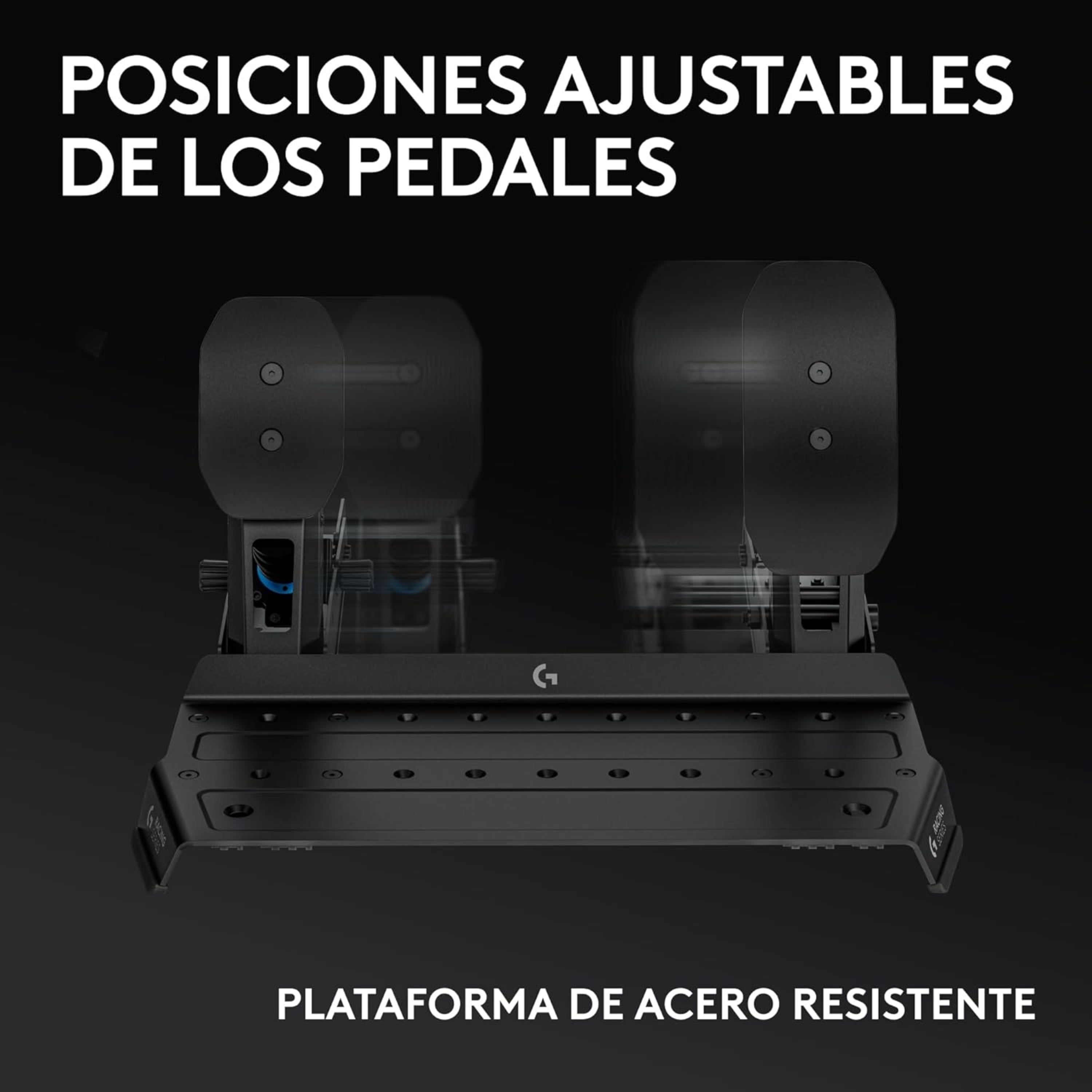 Combo Volante de Carreras Logitech G RS50 + Pedales Modulares RS Pedals