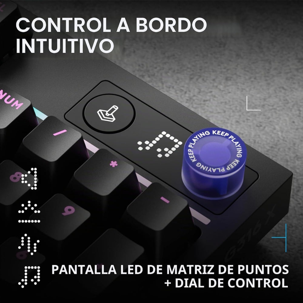 Teclado Gamer Mecanico Logitech G316 X 98 Switch Tactil - Negro