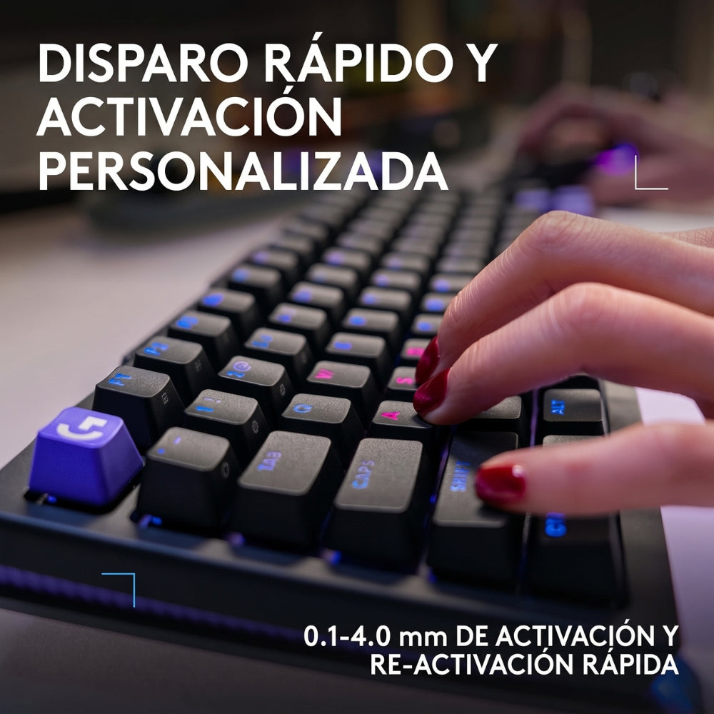 Teclado Gamer Mecanico Logitech G512 X 75 Switch Tactil - Negro