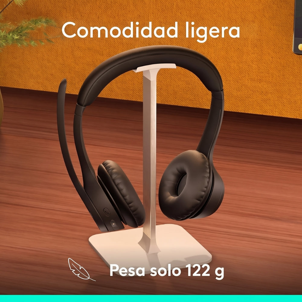 Audífonos Inalambricos Logitech Zone 305 con 2 Micrófonos, Bluetooth 5.3 - Negro