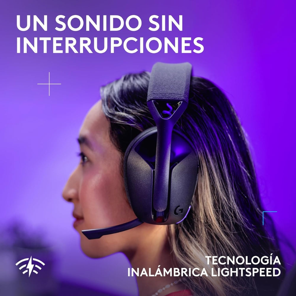 Audífonos Diadema Gamer Inalámbrica Logitech G321 LIGHTSPEED Bluetooth PC/PS5/Switch - Negro