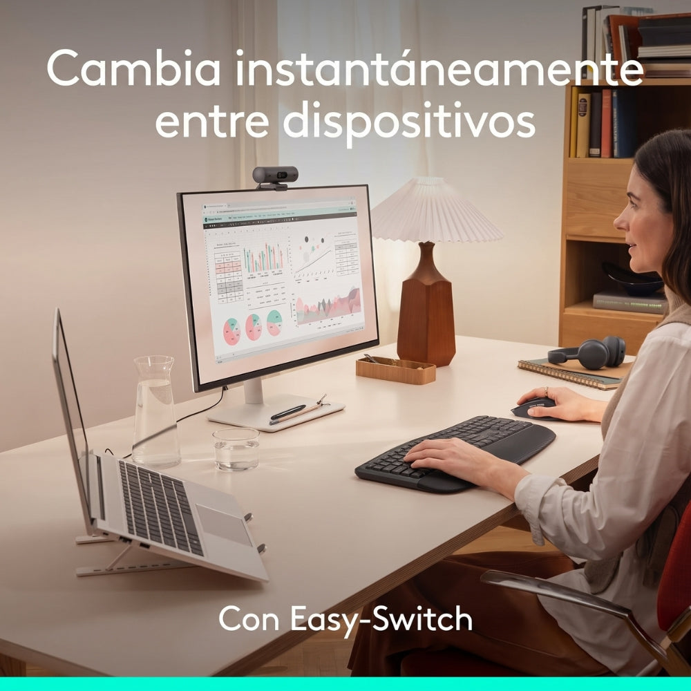 Combo Teclado y Mouse Inalámbrico Logitech Signature Comfort Plus MK880 Bluetooth