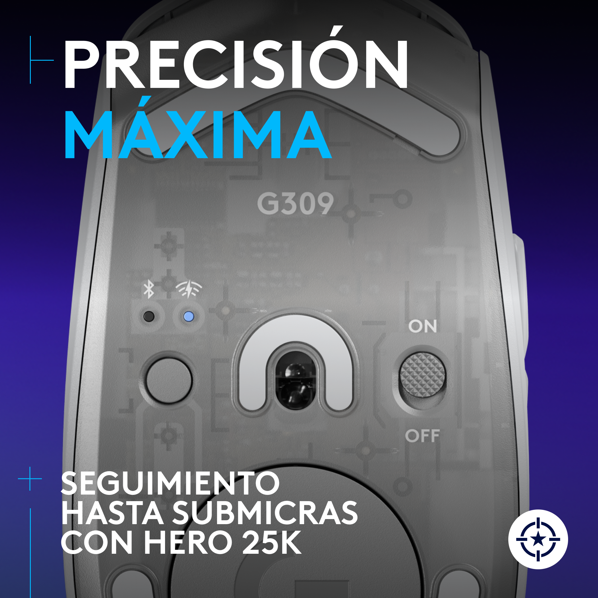 Diadema Gamer Logitech G A20X Lightspeed para PS5, Xbox, Switch, PC - Blanco + Mouse Gamer Inalámbrico Logitech G309 LIGHTSPEED Bluetooth Sensor HERO 25K - Blanco