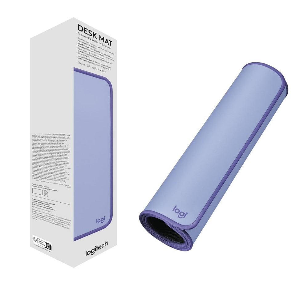 Alfombrilla de Escritorio Logitech Desk Mat Studio Series, Lila