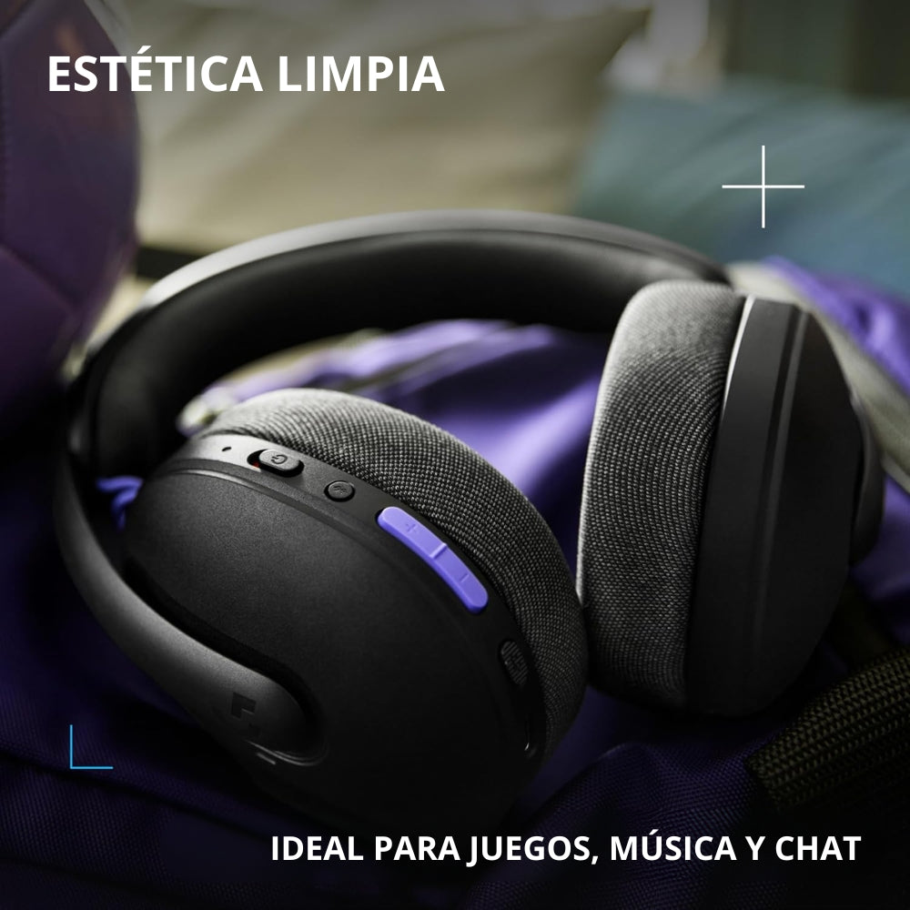 Auriculares Gamer Inalámbricos Logitech G325 LIGHTSPEED Bluetooth PC/PS5/Switch/Xbox - Negro + Obsequio Soporte para Diadema