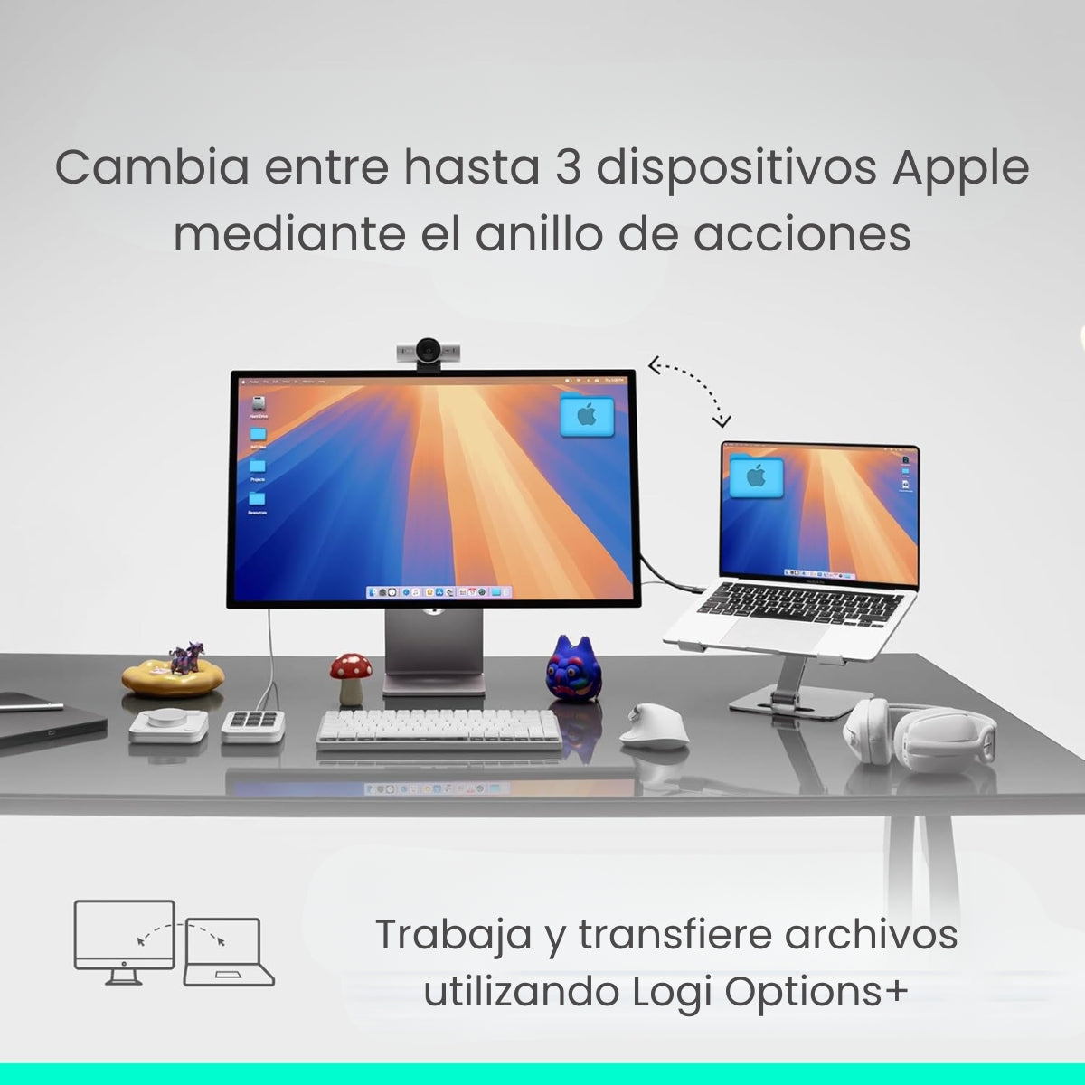 Mouse Multispositivo inalámbrico Logitech MX Master 4, Grafito