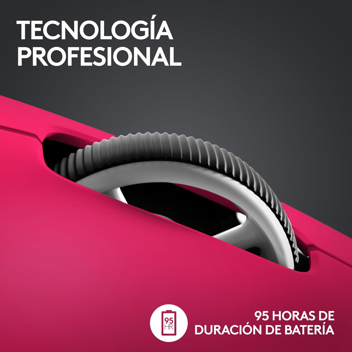 Mouse Gamer Inalámbrico Logitech G Pro X Superlight 2c, Rosa