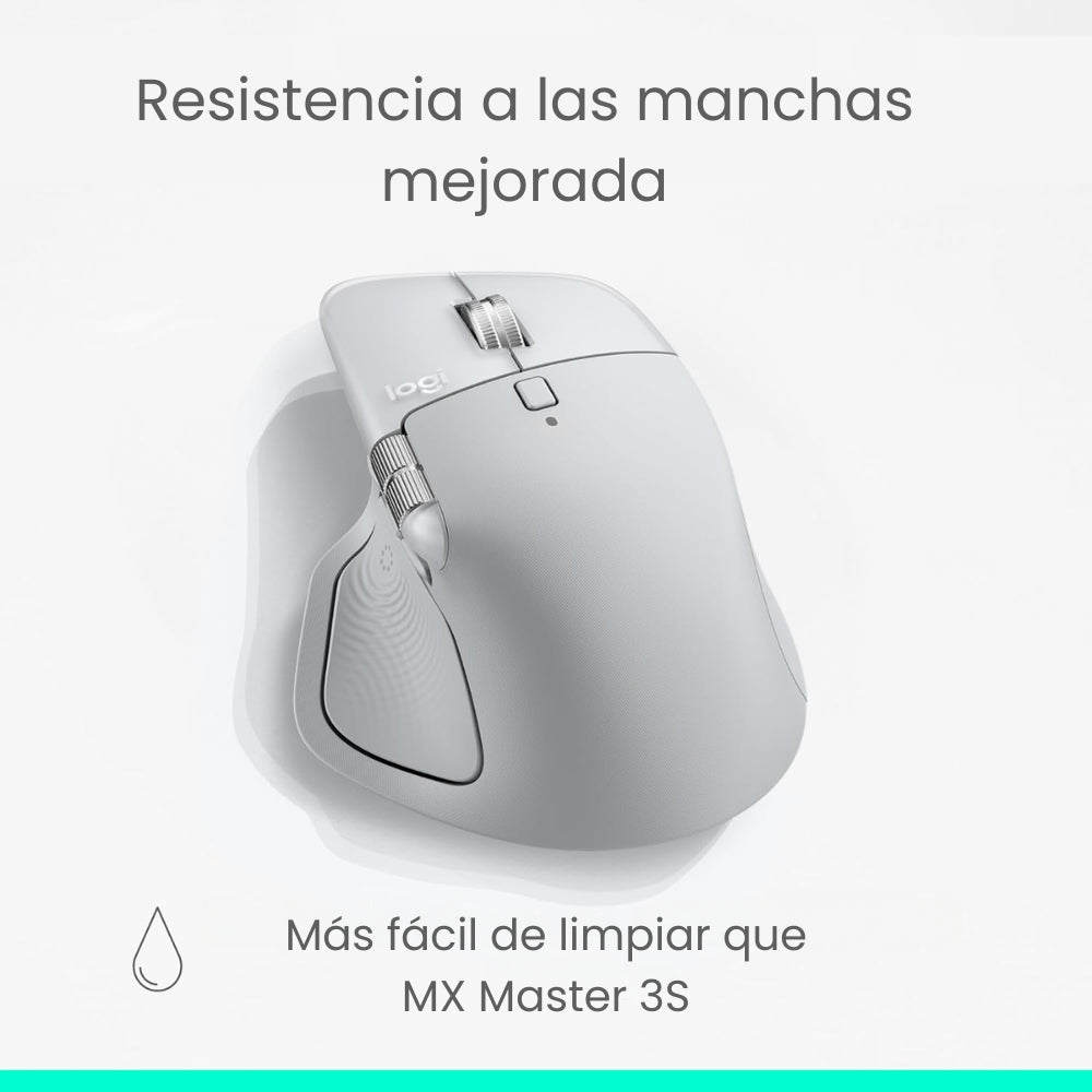Mouse Multispositivo inalámbrico Logitech MX Master 4, Blanco
