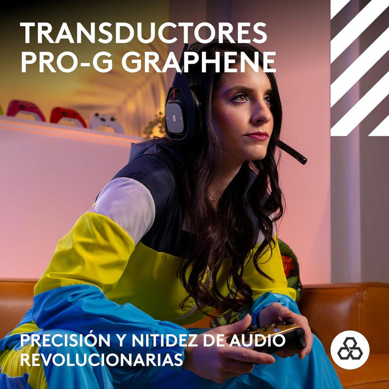 Auriculares Gamer Inalámbricos Logitech Astro A50 (5ta Gen) LIGHTSPEED + Base PLAYSYNC, Negro