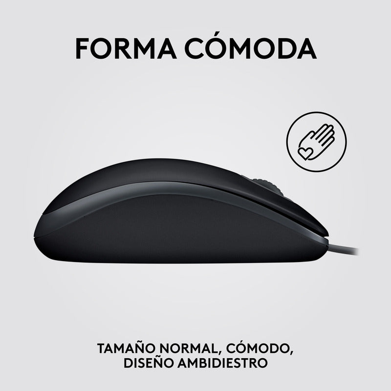 Mouse Logitech M110 Silent/ Clics 90% Más Silenciosos Negro