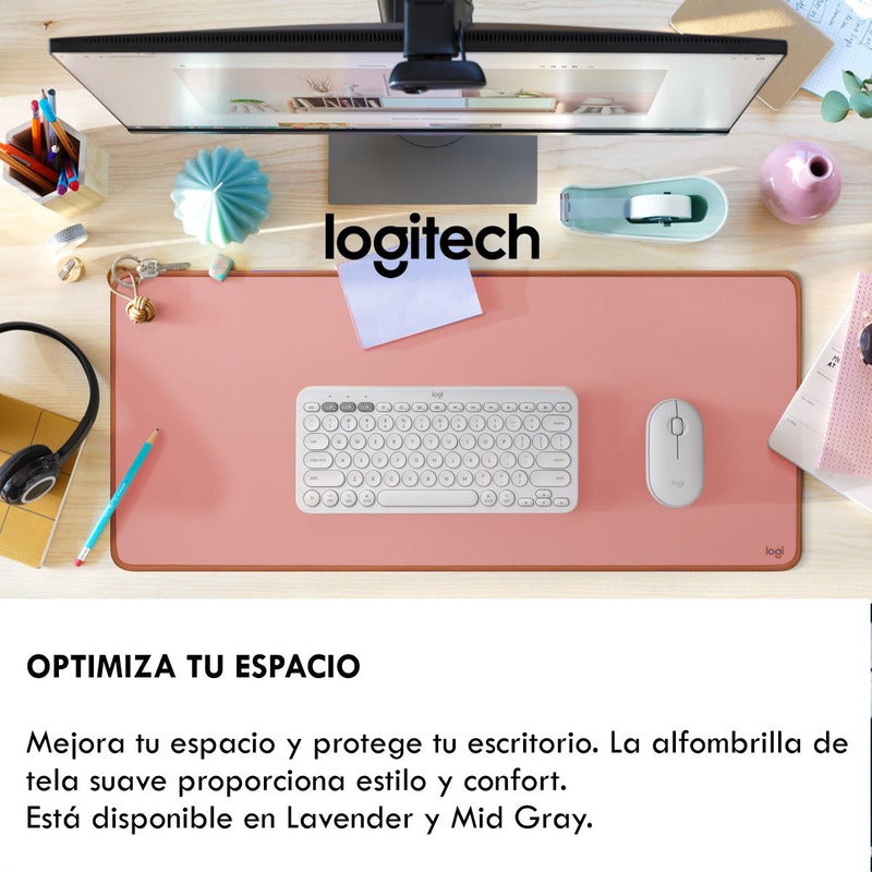 Alfombrilla De Escritorio Logitech Desk Mat Studio Rosa