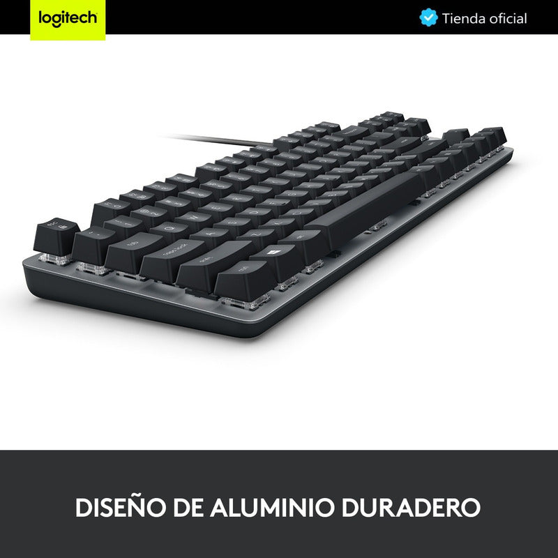 Teclado Mecánico Logitech K835 Tkl Con Switch Rojo / Inglés
