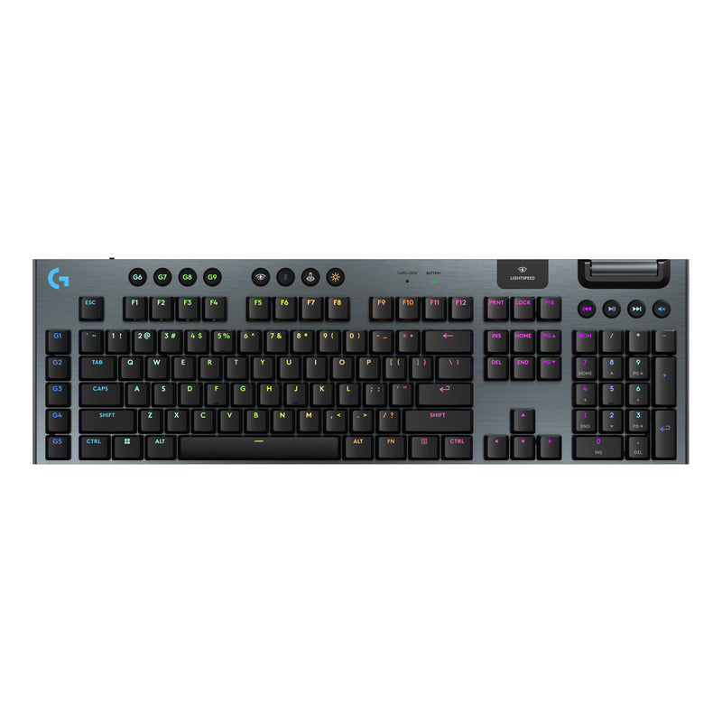 Teclado Gamer Logitech G915 X Lightspeed / Mecánico Slim Rgb