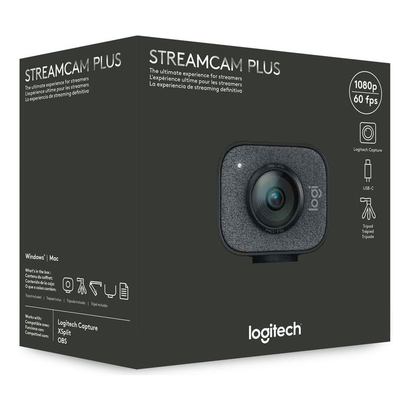 Webcam Streaming Full Hd / 60fps Logitech Streamcam Plus