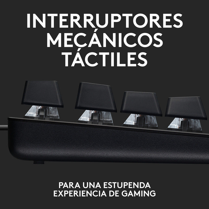 Teclado Gamer Logitech G413 Se Mecánico Retroiluminado Led