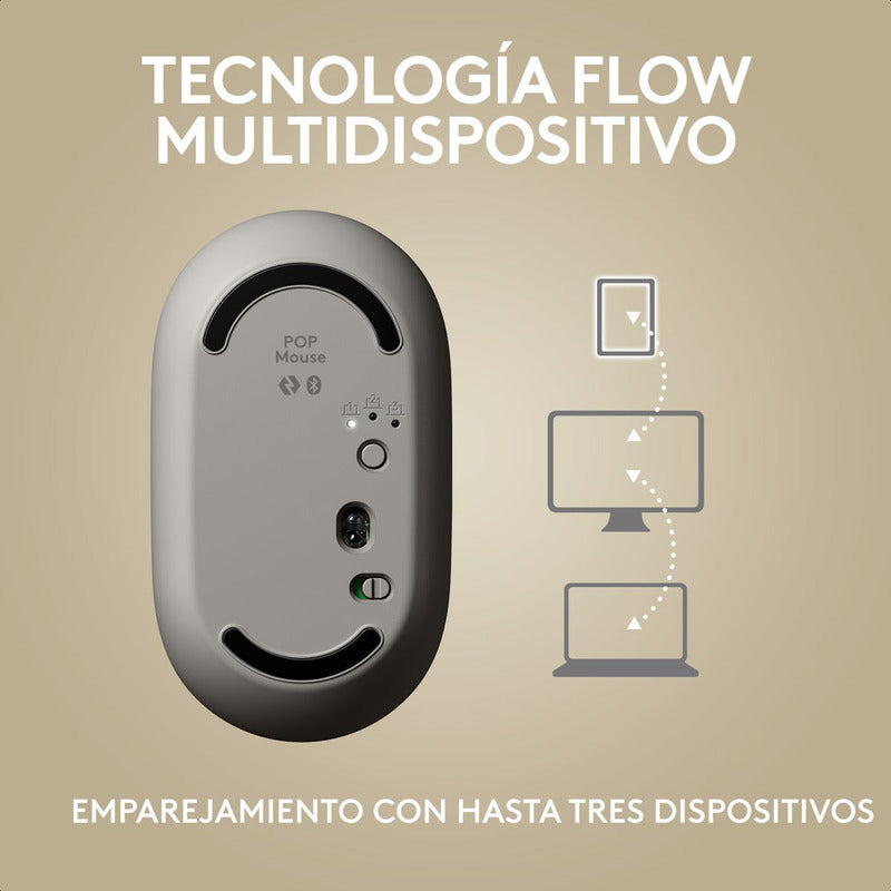 Mouse Inalámbrico Logitech Pop Mist Con Botón Emojis