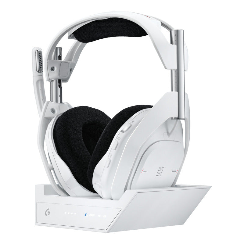 Auriculares Gamer Inalámbricos Logitech Astro A50 X LIGHTSPEED + Base PLAYSYNC, Blanco