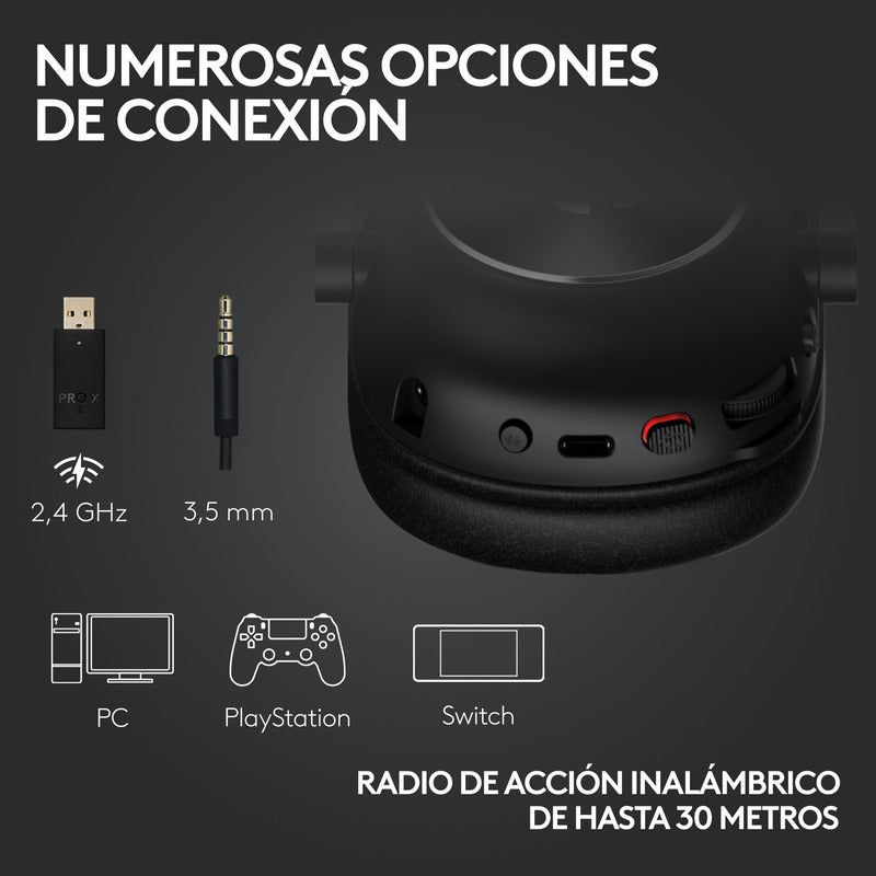 Diadema Gamer Logitech G Pro X 2, Lightspeed 7.1 / Bluetooth