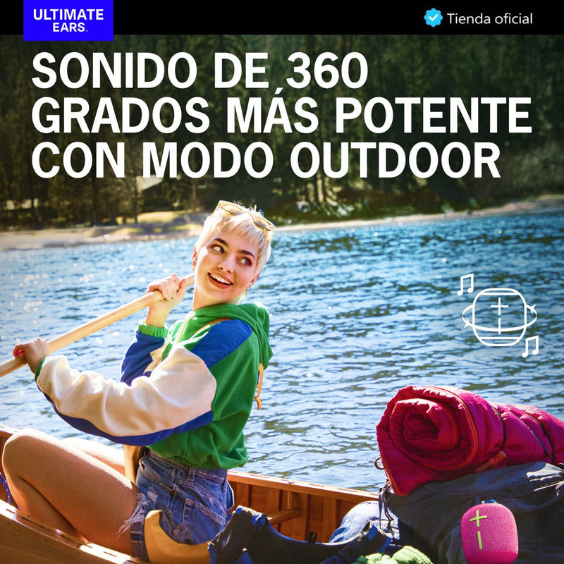 Parlante Impermeable Bluetooth Ultimate Ears Wonderboom 3, Negro