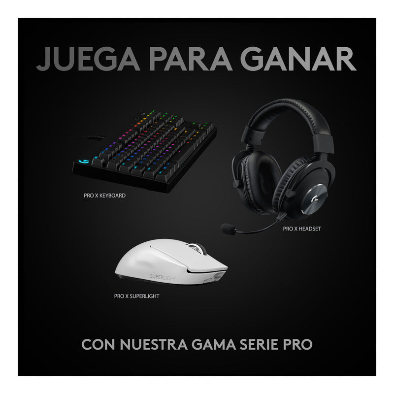 Mouse Gamer Inalámbrico Logitech G Pro X Superlight, Blanco