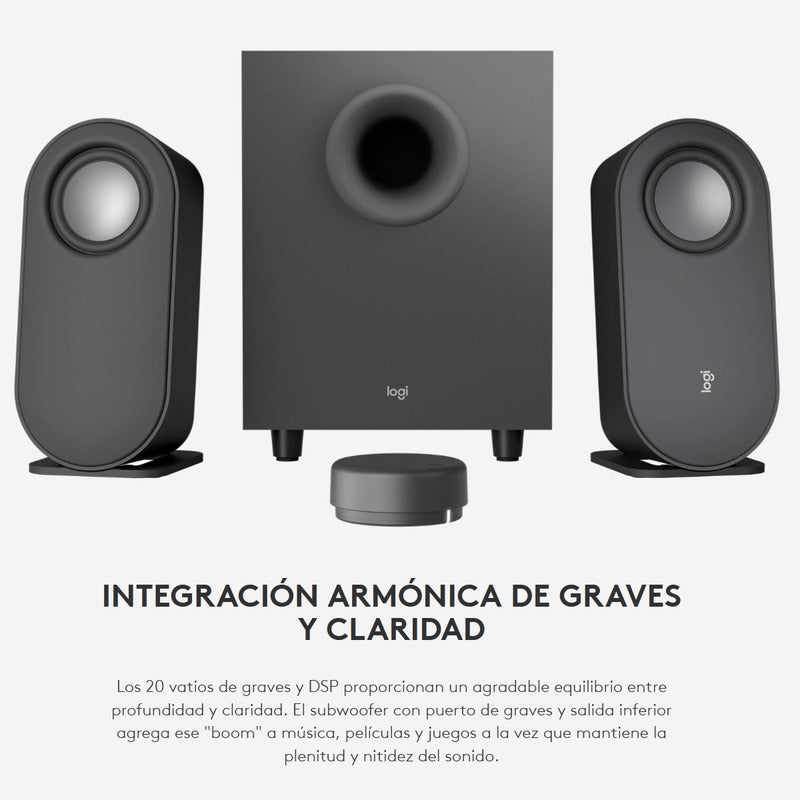 Parlantes 2.1 Bluetooth / Control Inalámbrico Logitech Z407