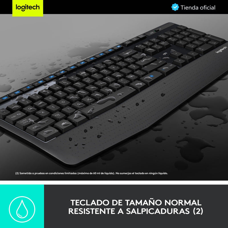 Combo Inalámbrico Logitech Mk345 + Pad Mouse Studio Series