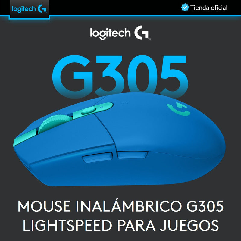 Logitech Diadema Gamer G435 Inalámbrica + Mouse Gamer G305 A