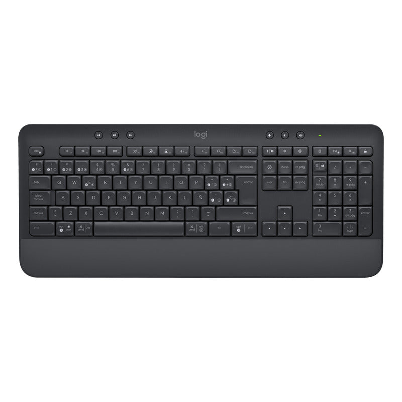 Teclado Inalámbrico BT/Bolt Logitech Signature K650 con Diseño Confortable, Grafito