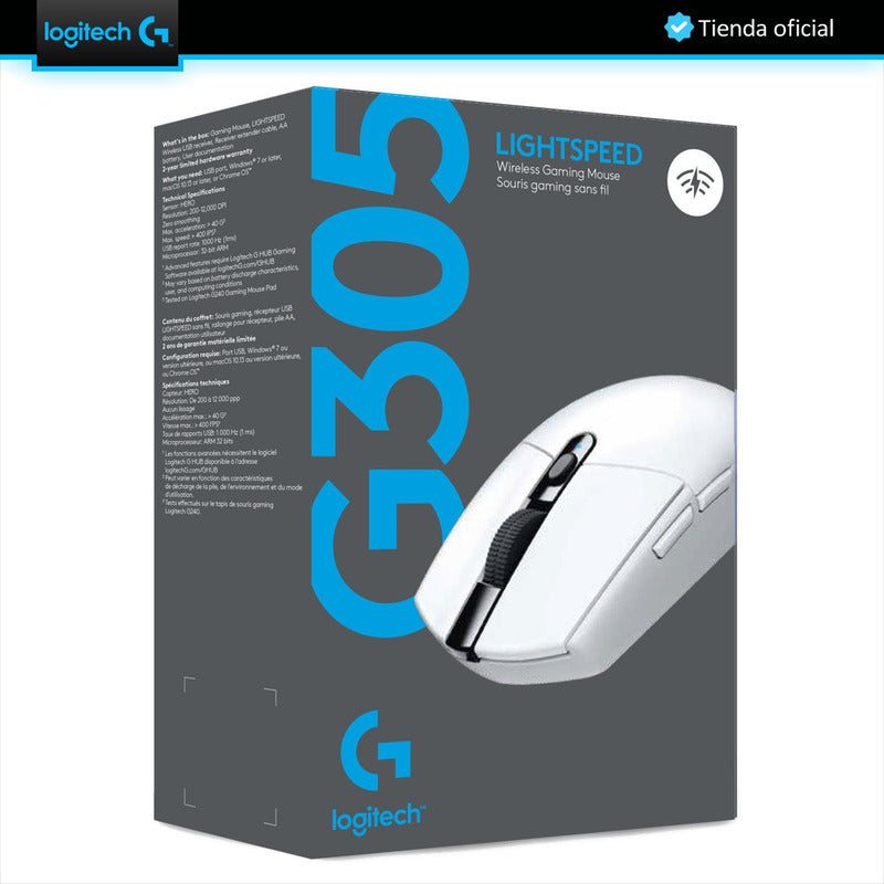 Logitech Diadema Gamer G435 Inalámbrica + Mouse Gamer G305 B