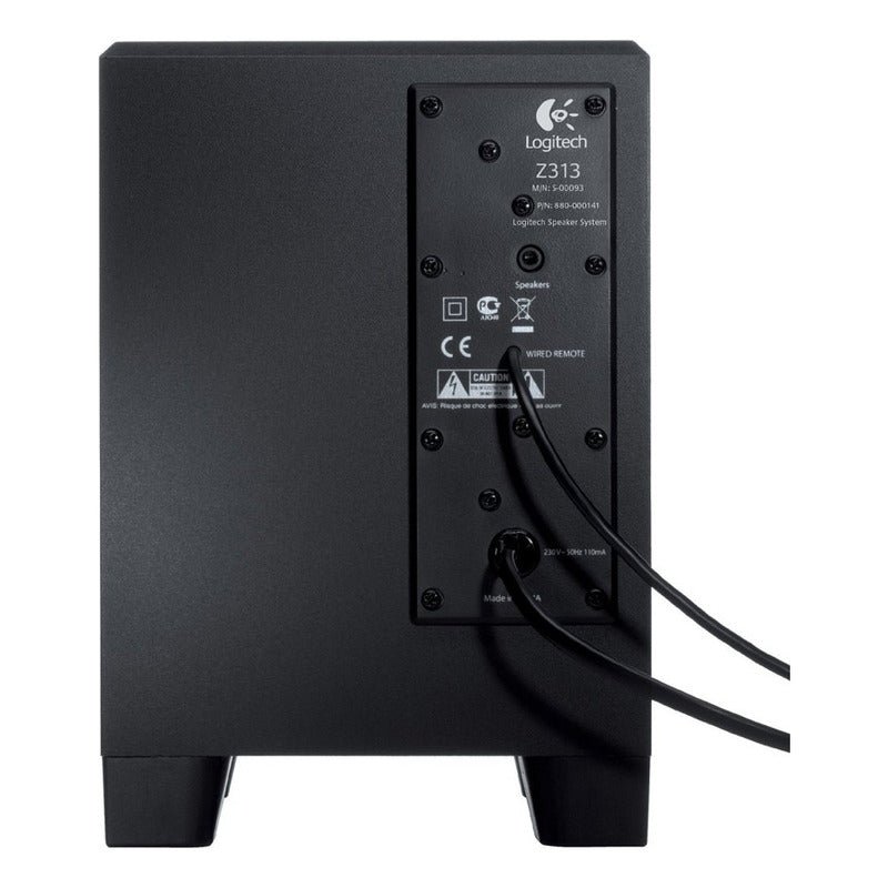Logitech Z313, Altavoces 2.1 De Sonido Potente Y Equilibrado