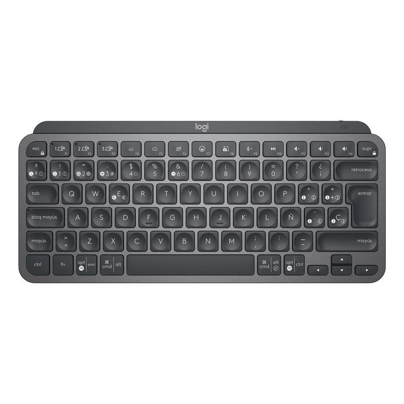 Teclado Avanzado Recargable, Logitech Mx Keys Mini, Grafito