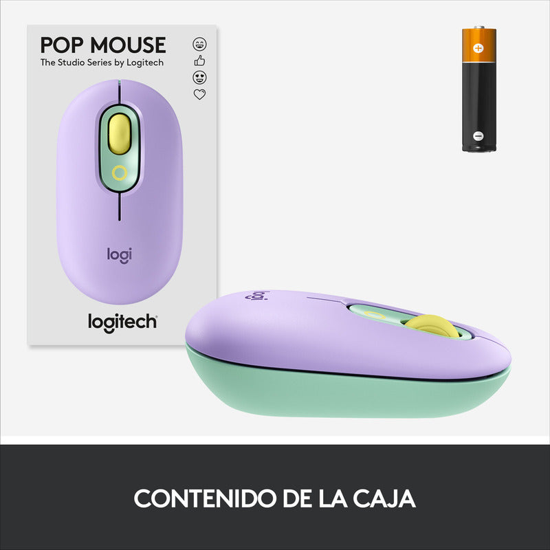 Mouse Inalámbrico Logitech Pop Daydream Con Botón Emojis
