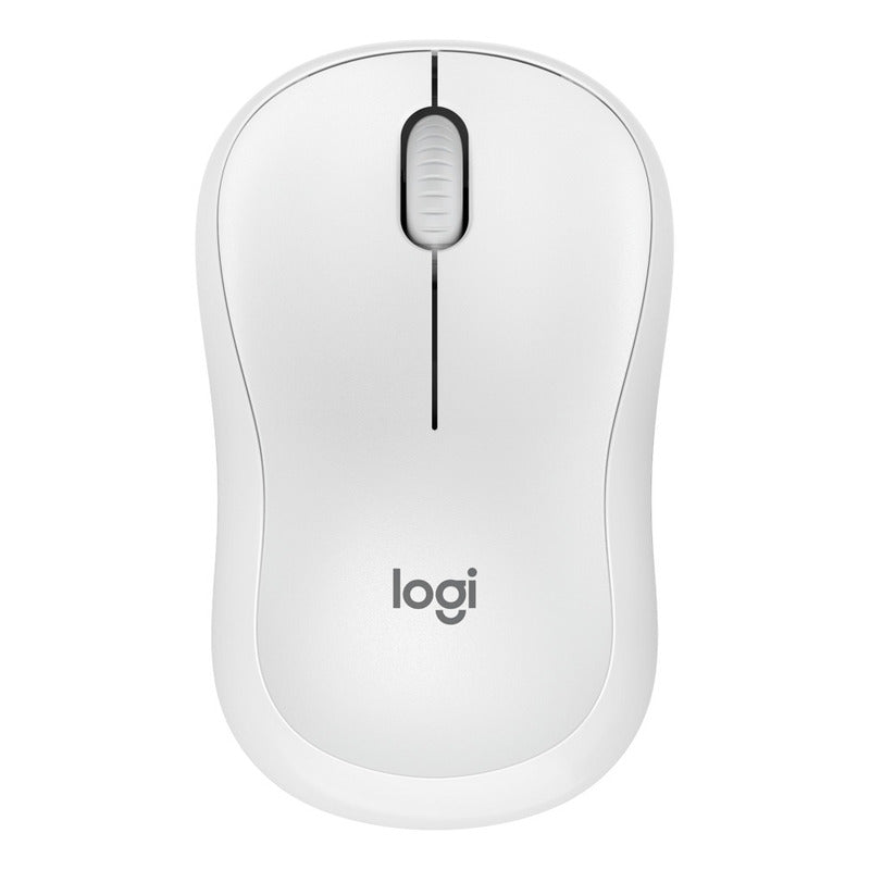 Mouse Bluetooth Logitech M240 Silent con clics 90% más silenciosos, Blanco