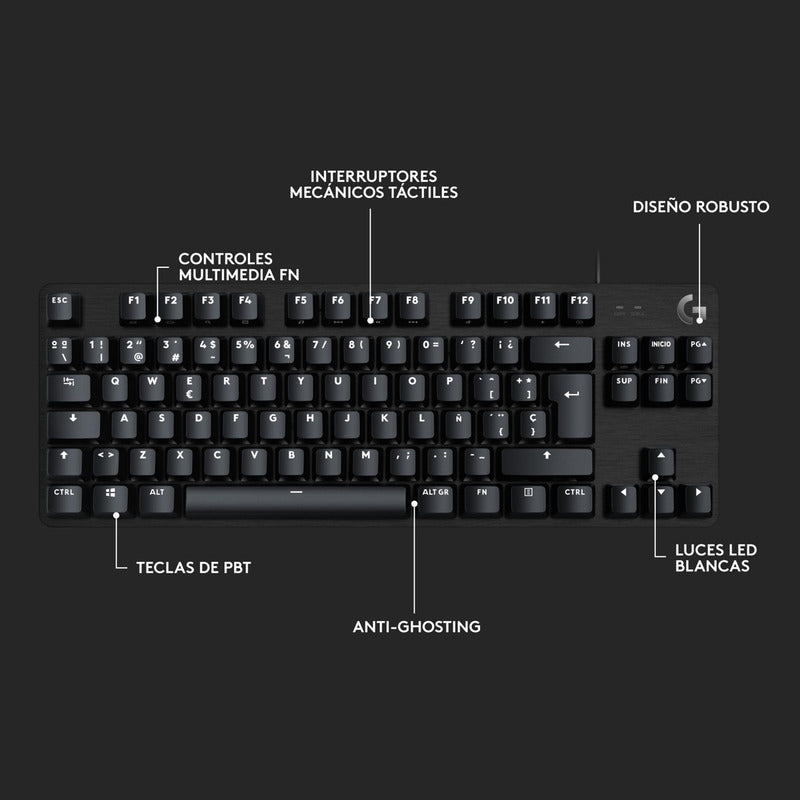 Combo Gamer Logitech G Teclado G413 Se Tkl + Mouse G502 Hero