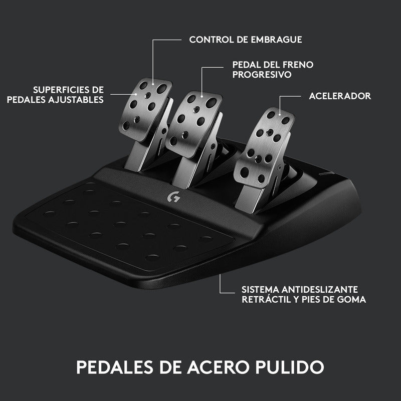 Volante de Carreras Logitech G923 TRUEFORCE para PS5, PS4 y PC + Obsequio
