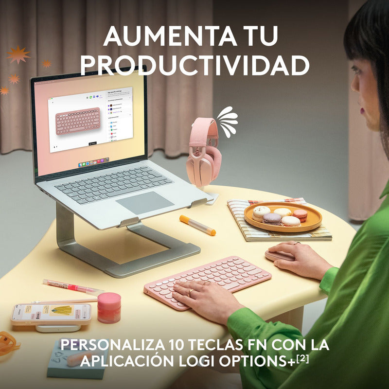 Teclado Multidispositivo Logitech Pebble Keys 2 K380s