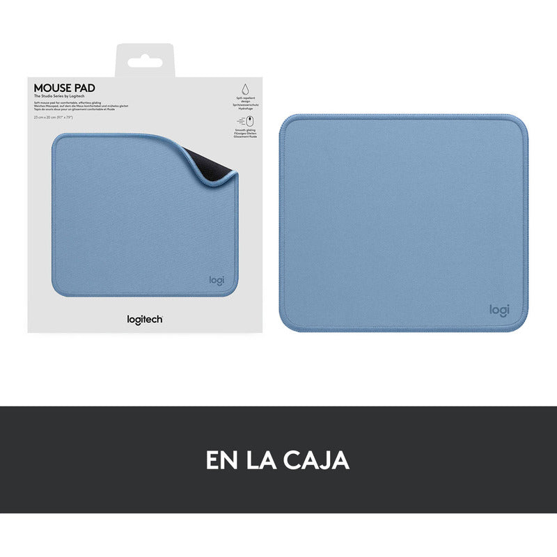 Mouse Pad, Cómodo Deslizamiento, Logitech Studio Series Azul