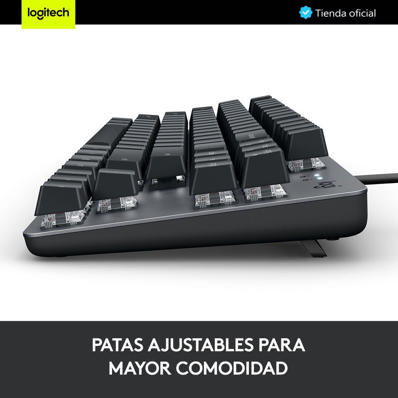 Teclado Mecánico Logitech K835 Tkl Con Switch Rojo / Inglés