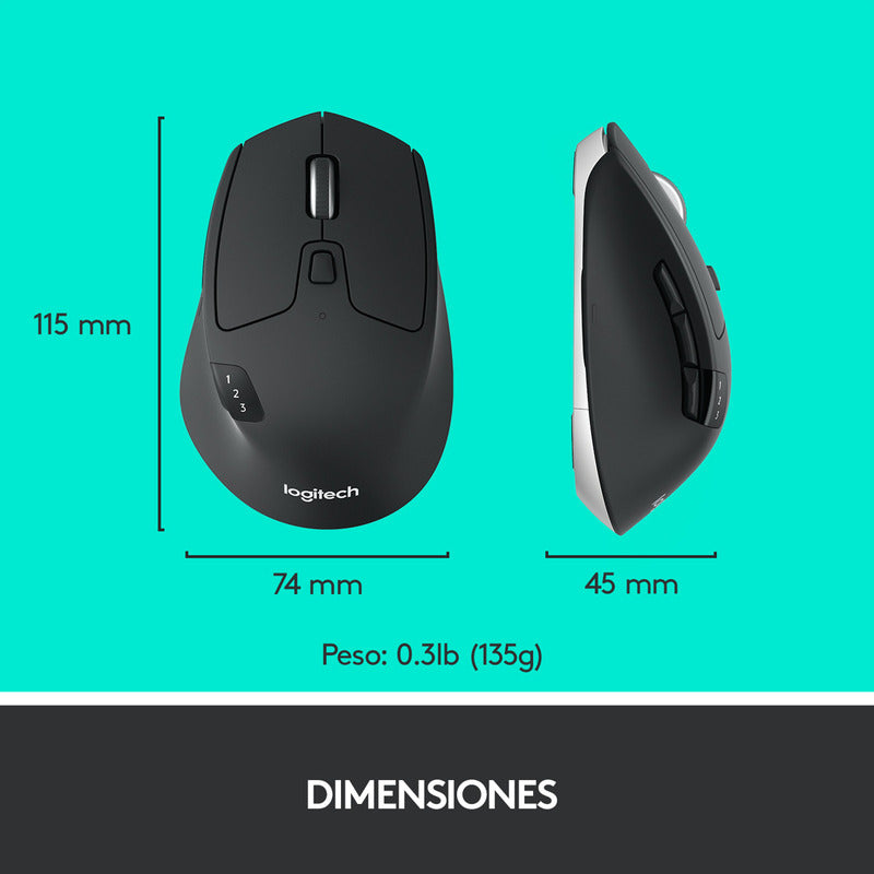 Combo Multi-device Logitech: Teclado K780 + Mouse M720
