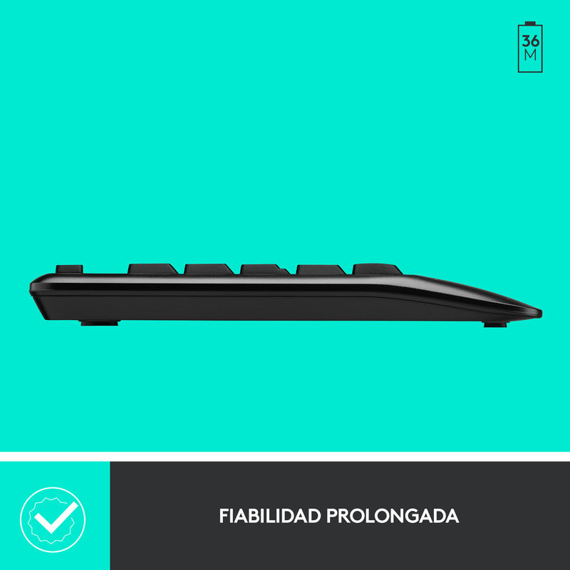 Combo Inalámbrico Logitech Mk345, Teclado Multimedia Y Mouse